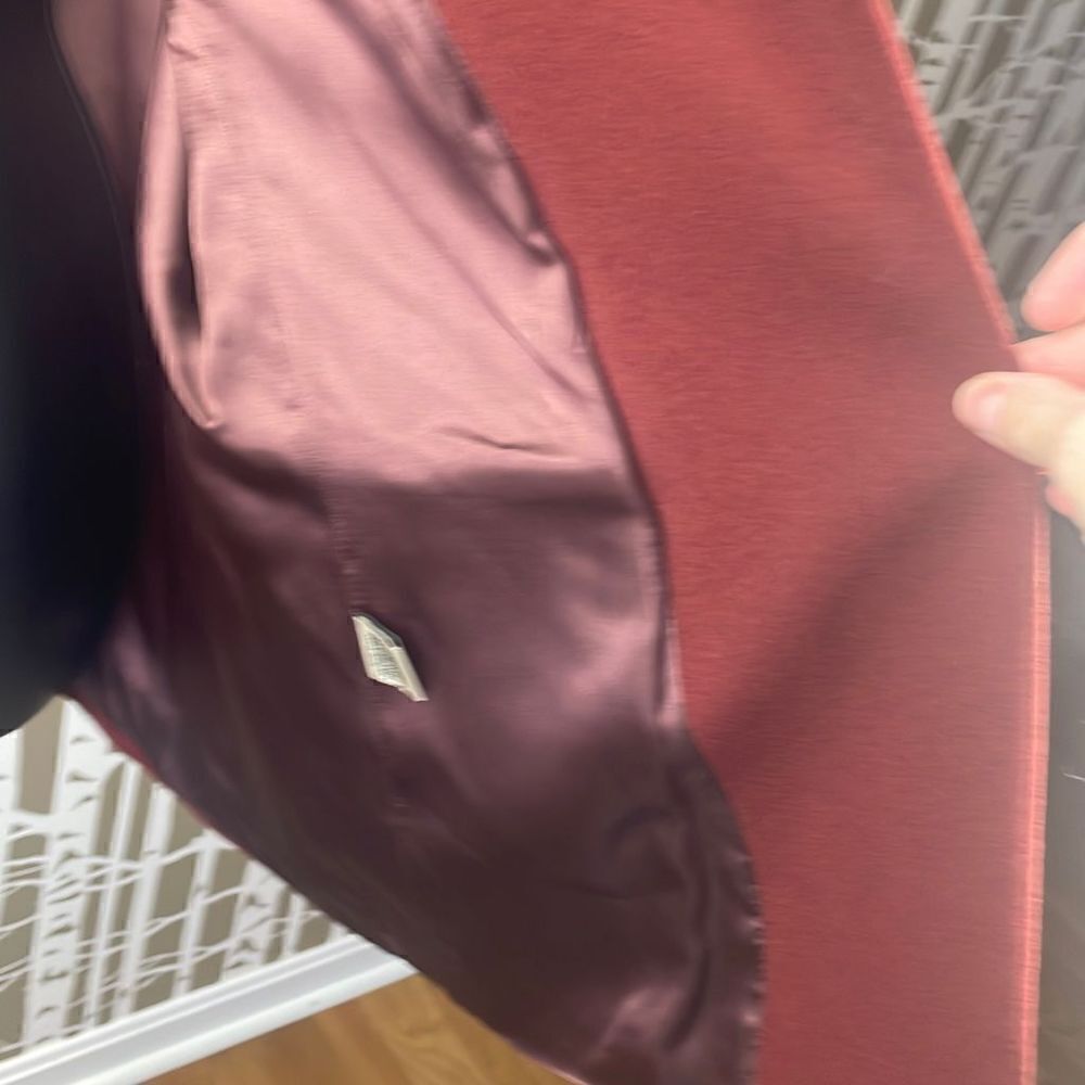 L.L. Bean Terracotta Rust Brown Wool Cashmere 3 Button Blazer sz 18R - Picture 5 of 12